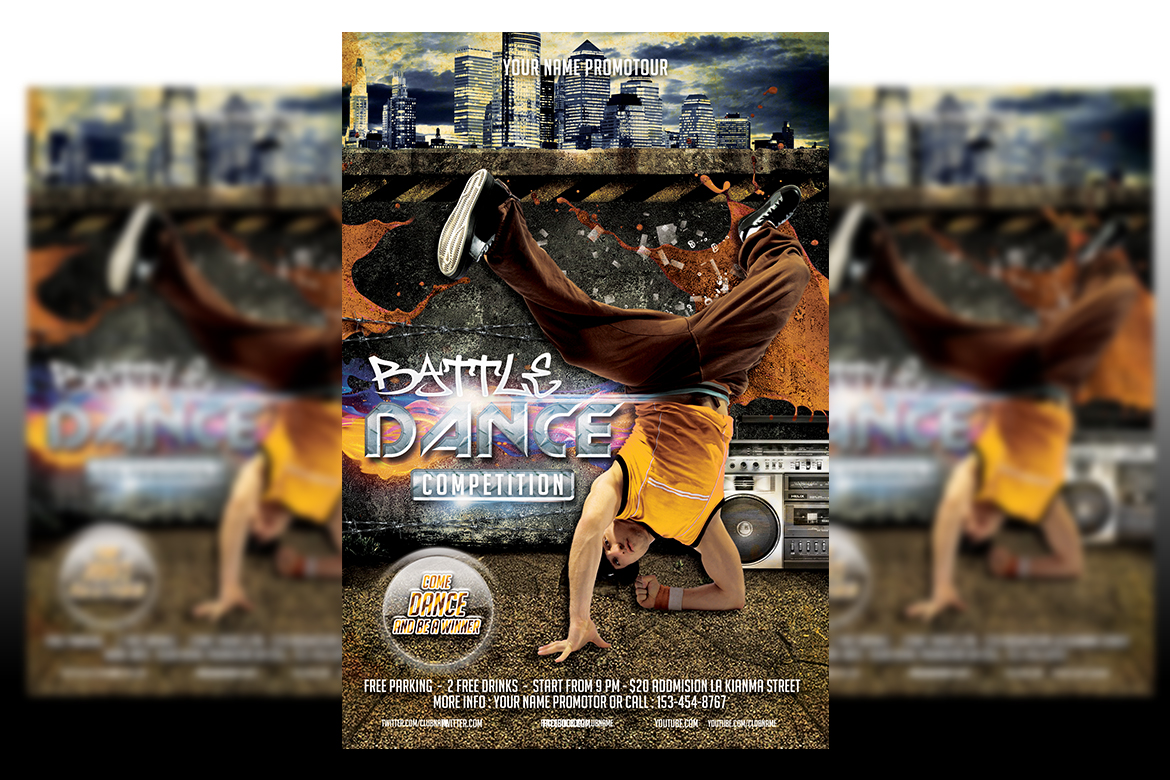 Dance Battle Flyer