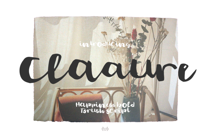 Claaure - Realistic Brush Script