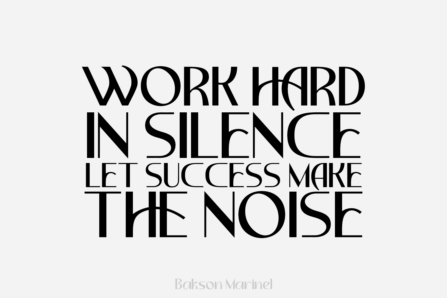 Bakson Marinel - Modern Display Sans - Image 2