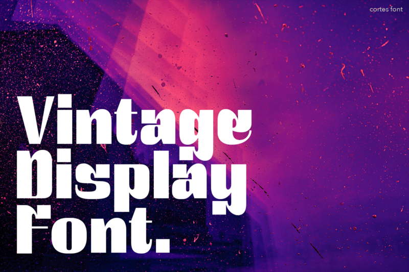 Cortes Retro Font - Image 3