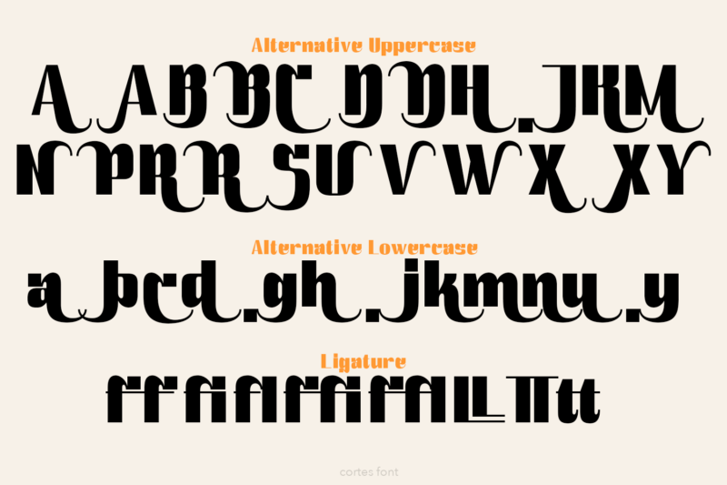 Cortes Retro Font - Image 8
