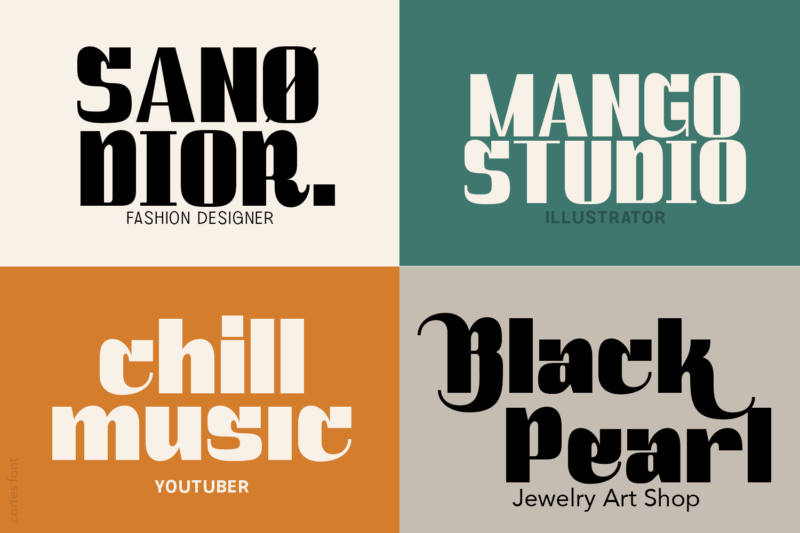 Cortes Retro Font - Image 9