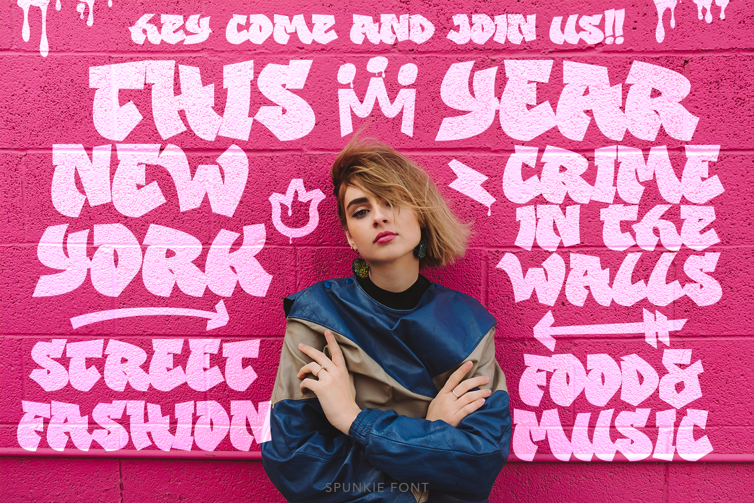 Spunkie Graffiti Font - Image 4