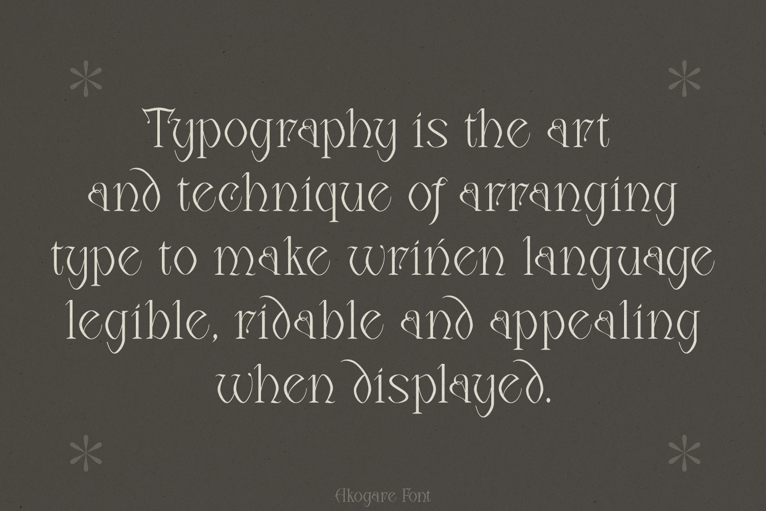Akogare Display Font - Image 4