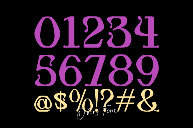 Dikory Display Serif - Image 8