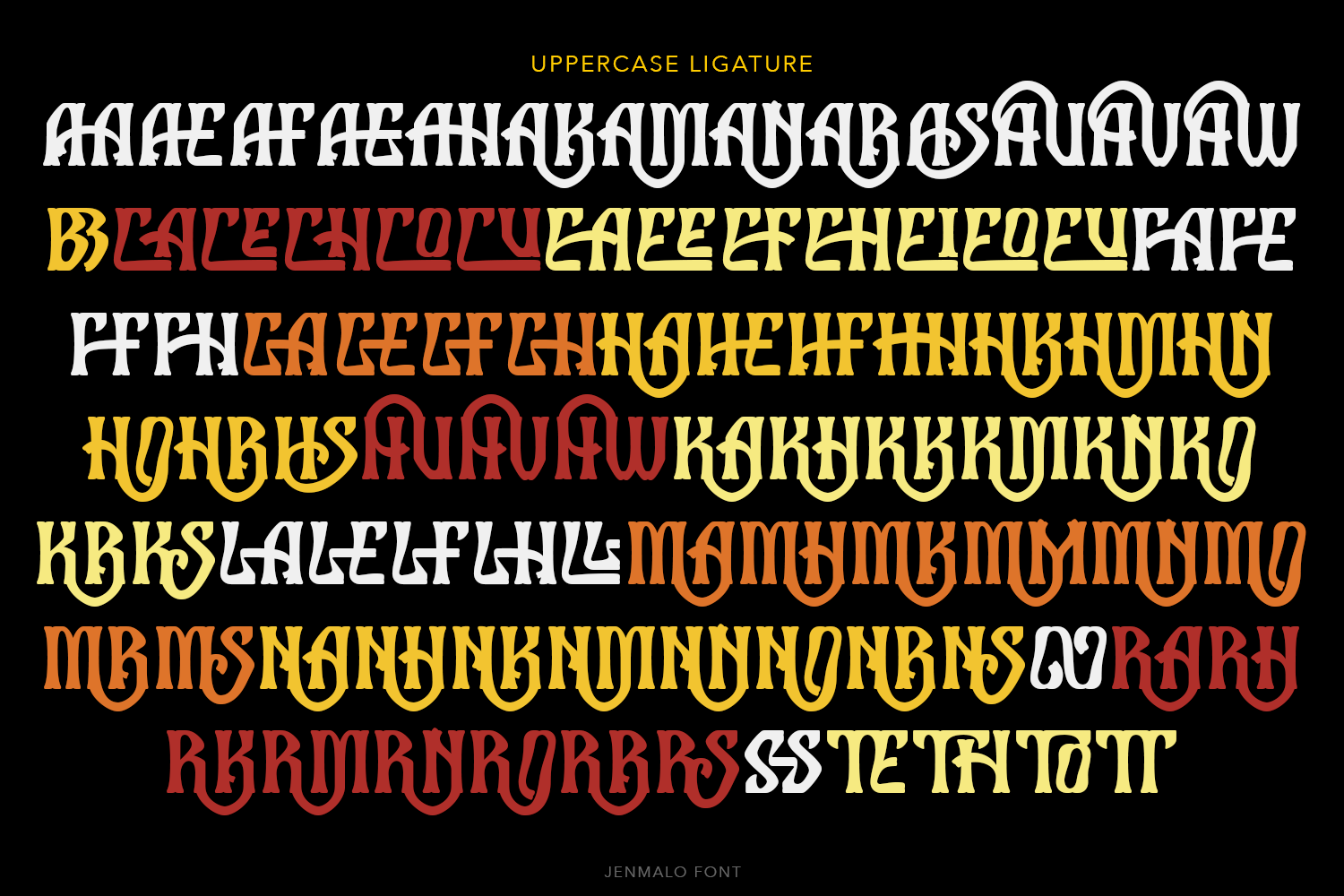 Jenmalo Display Font - Image 11