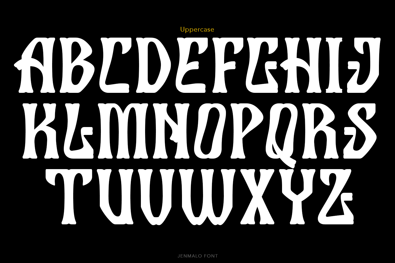 Jenmalo Display Font - Image 5