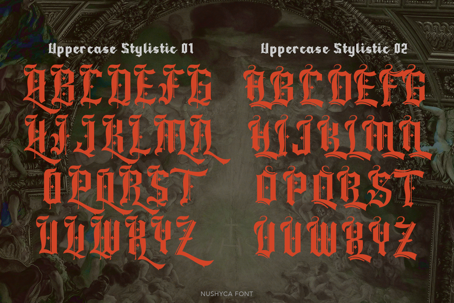 Nushyca Blackletter Font - Image 11