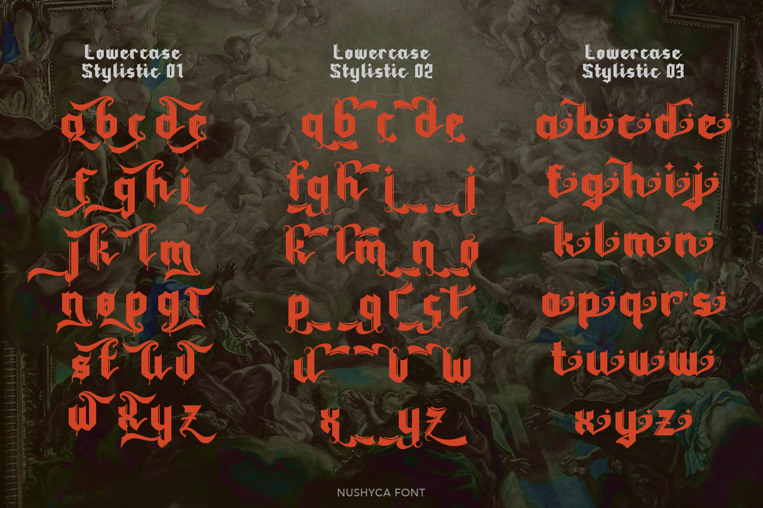 Nushyca Blackletter Font - Image 12