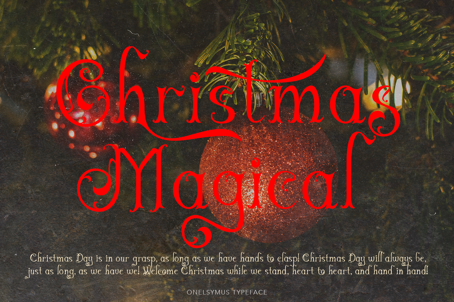 Onelsymus - Vintage Display Font - Image 2