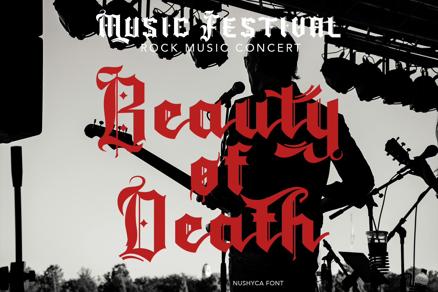 Nushyca Blackletter Font - Image 2