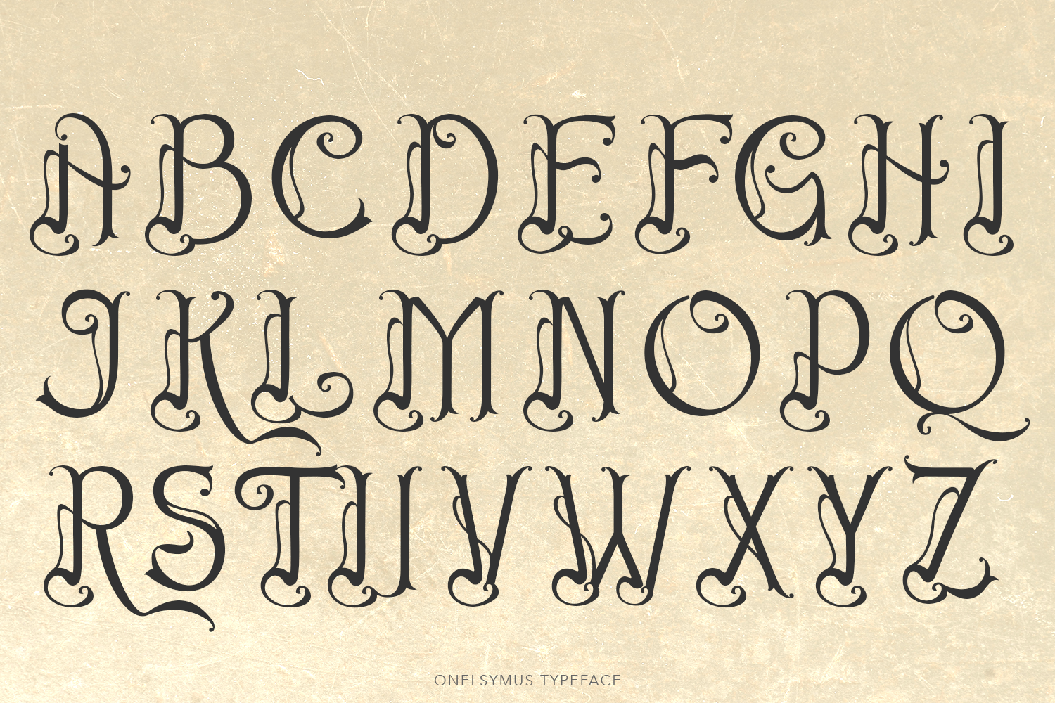 Onelsymus - Vintage Display Font - Image 3