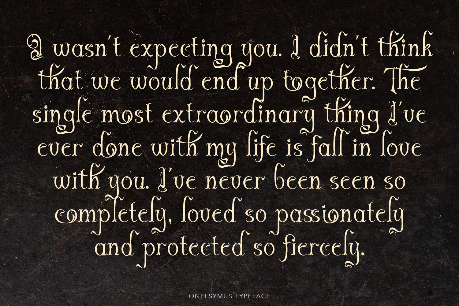 Onelsymus - Vintage Display Font - Image 4