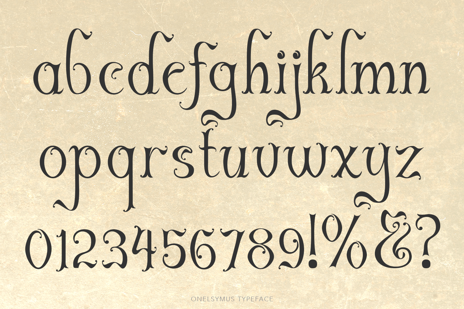 Onelsymus - Vintage Display Font - Image 5