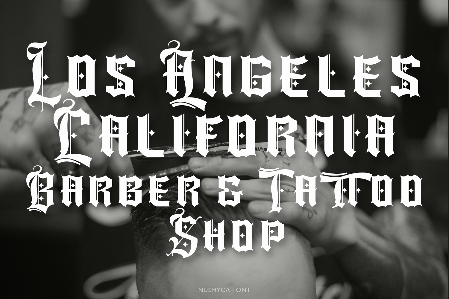 Nushyca Blackletter Font - Image 6