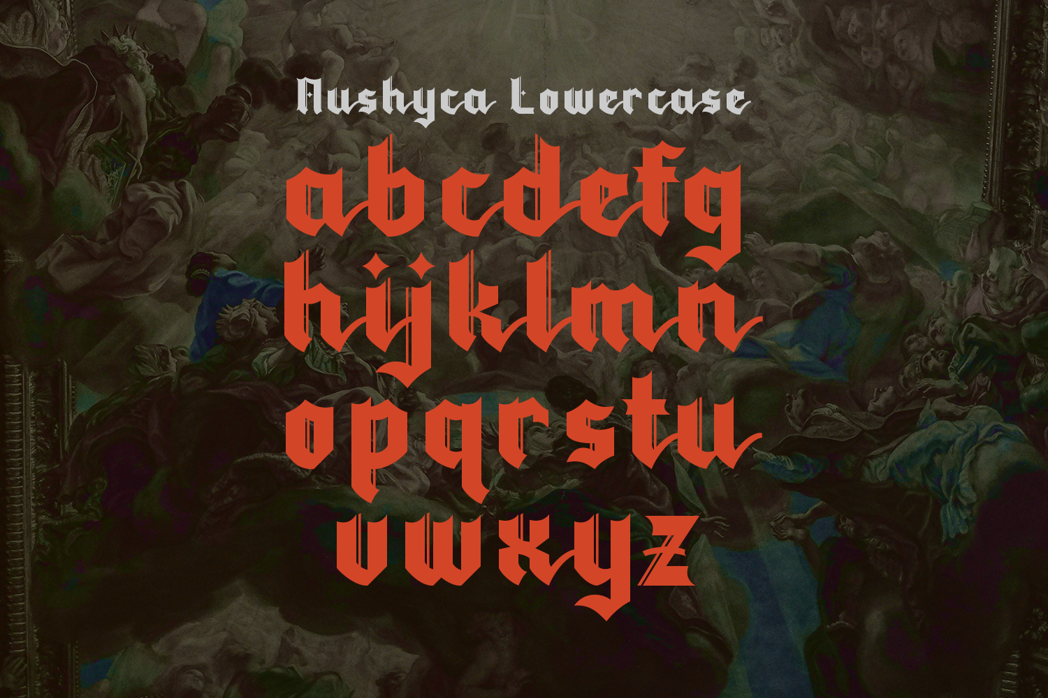 Nushyca Blackletter Font - Image 7