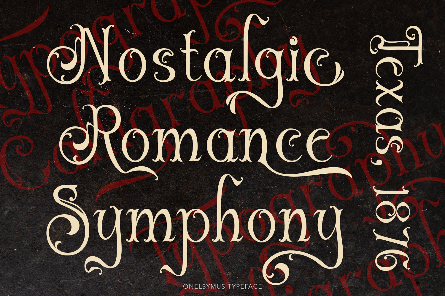 Onelsymus - Vintage Display Font - Image 8