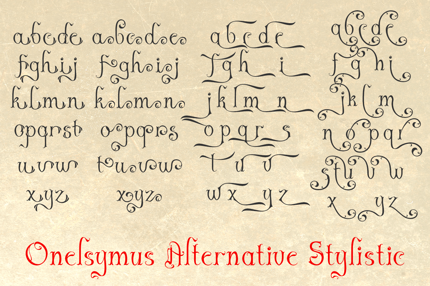 Onelsymus - Vintage Display Font - Image 9