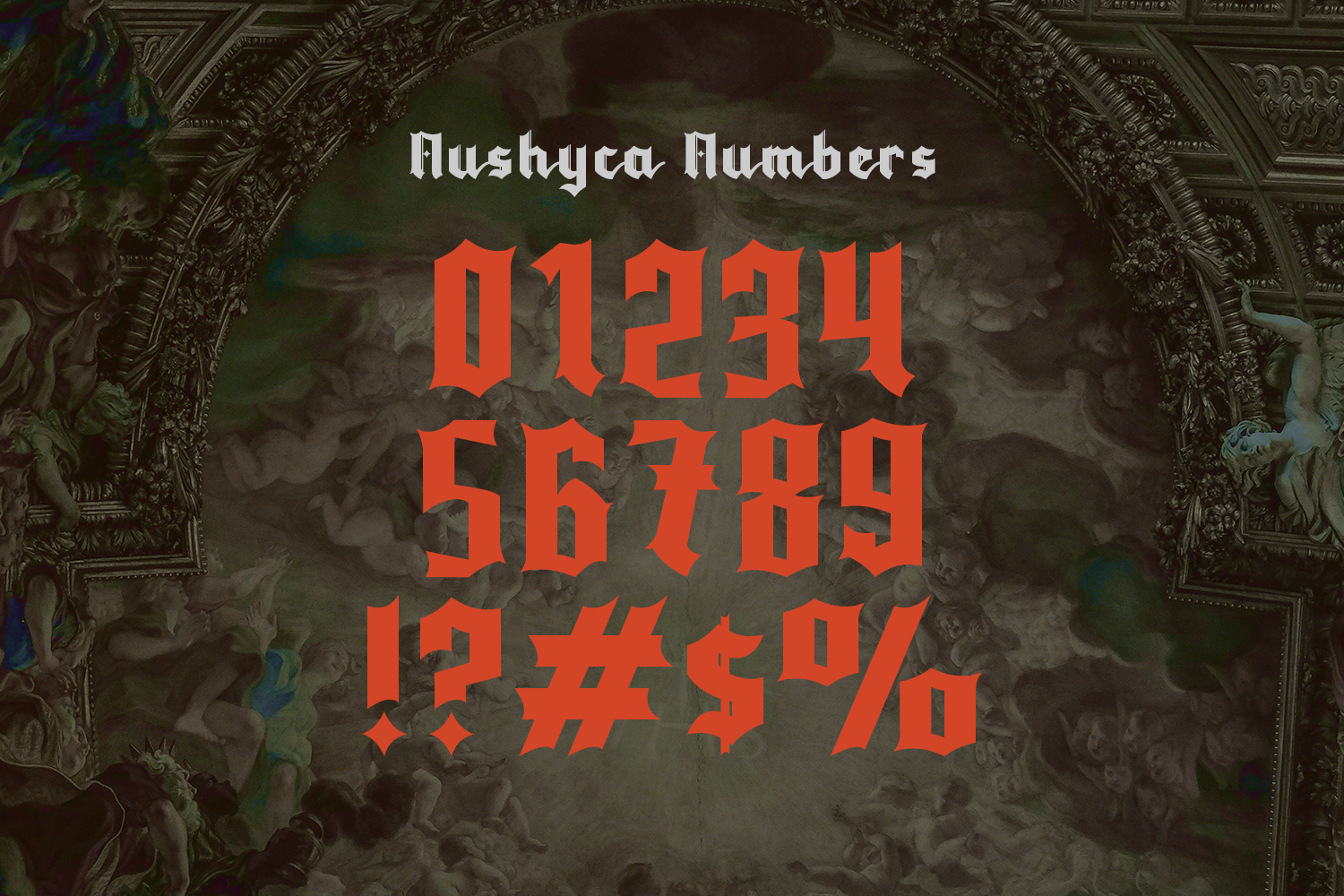 Nushyca Blackletter Font - Image 8