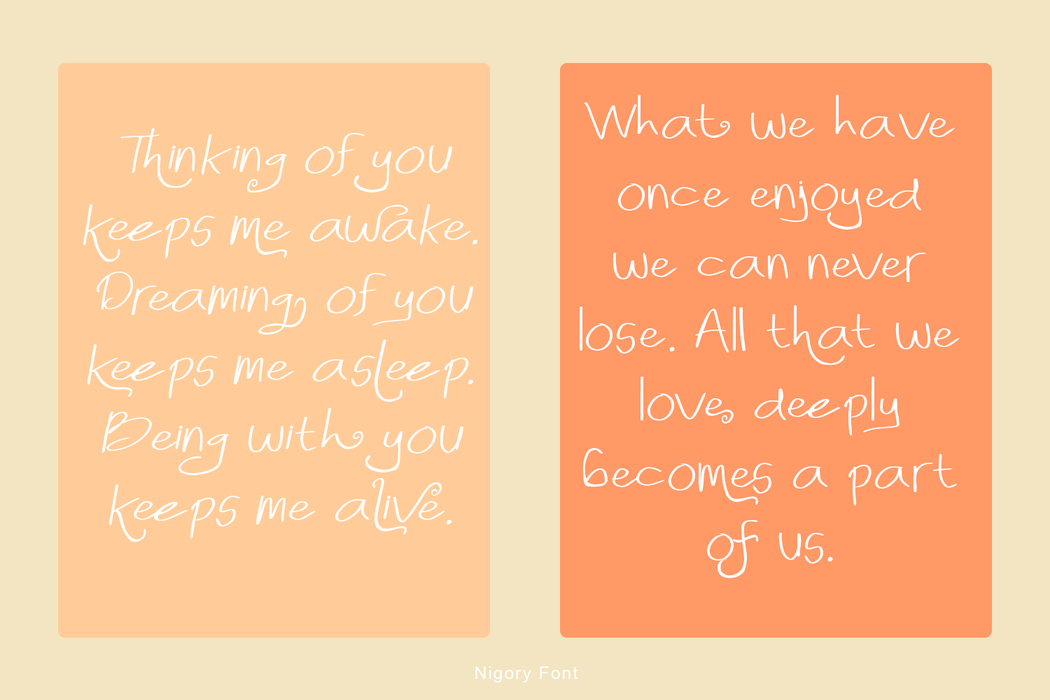 Nigory Handwritten Font - Image 2