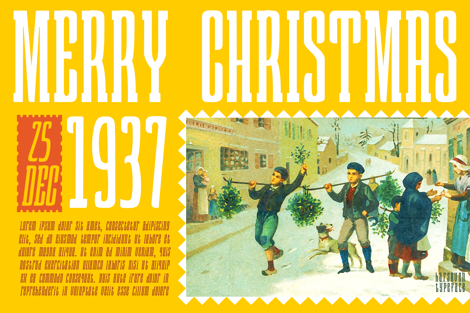 Harsoven Condensed Font - Image 2