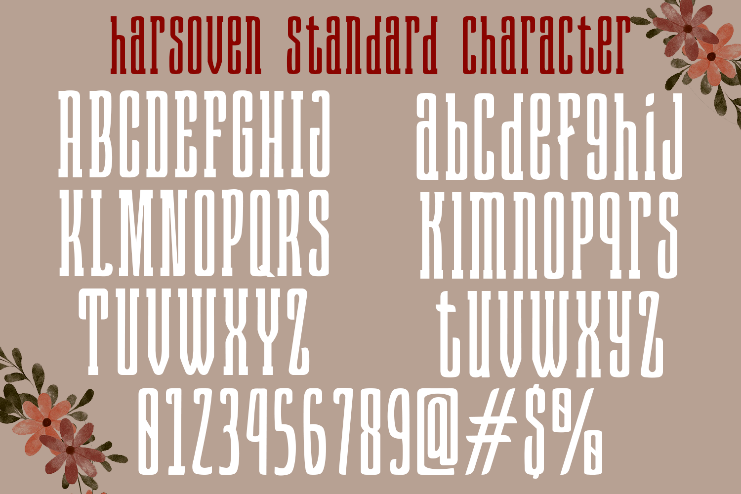 Harsoven Condensed Font - Image 3