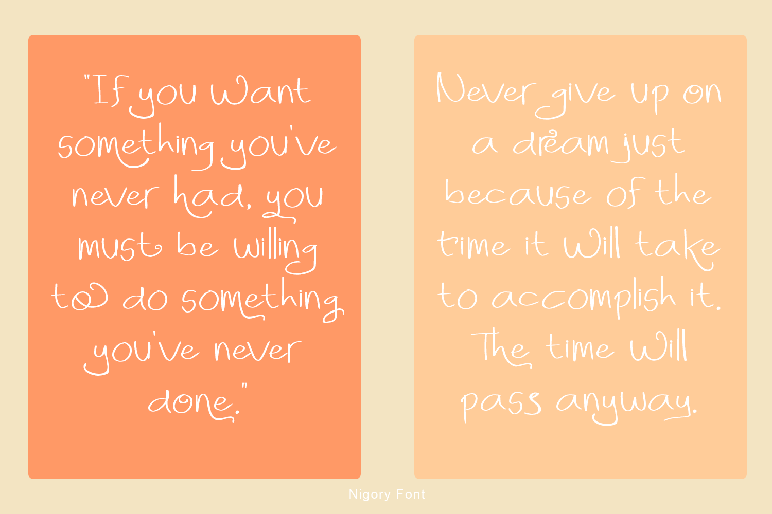 Nigory Handwritten Font - Image 4