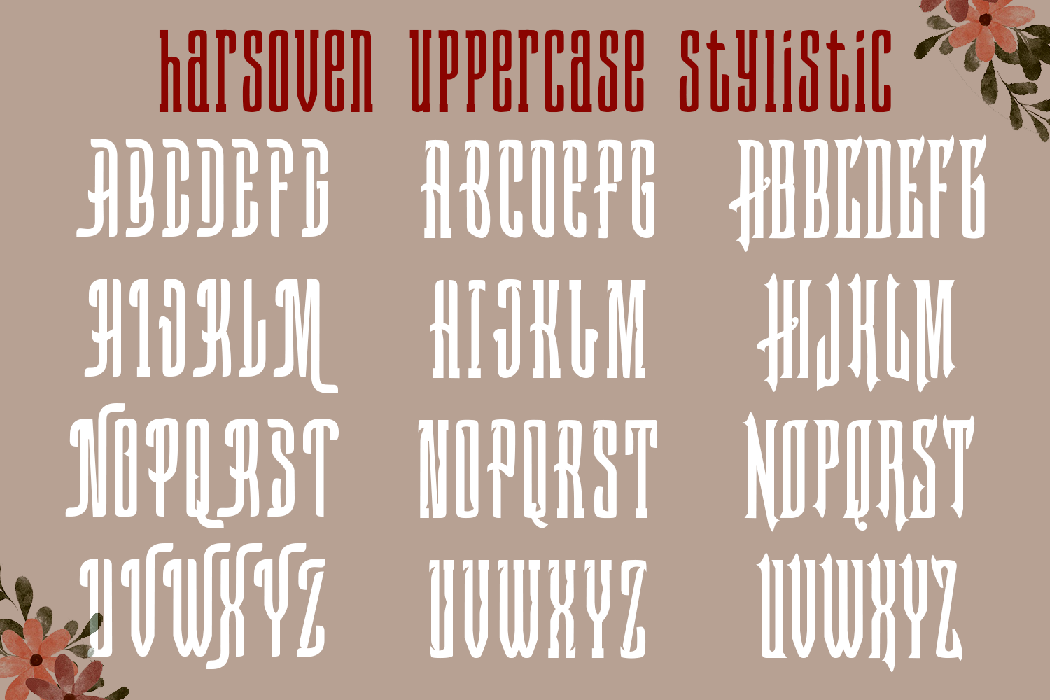 Harsoven Condensed Font - Image 7