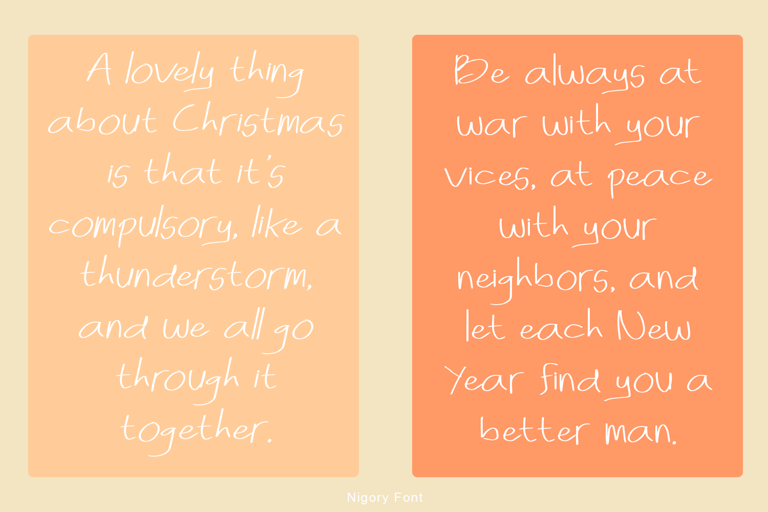 Nigory Handwritten Font - Image 7