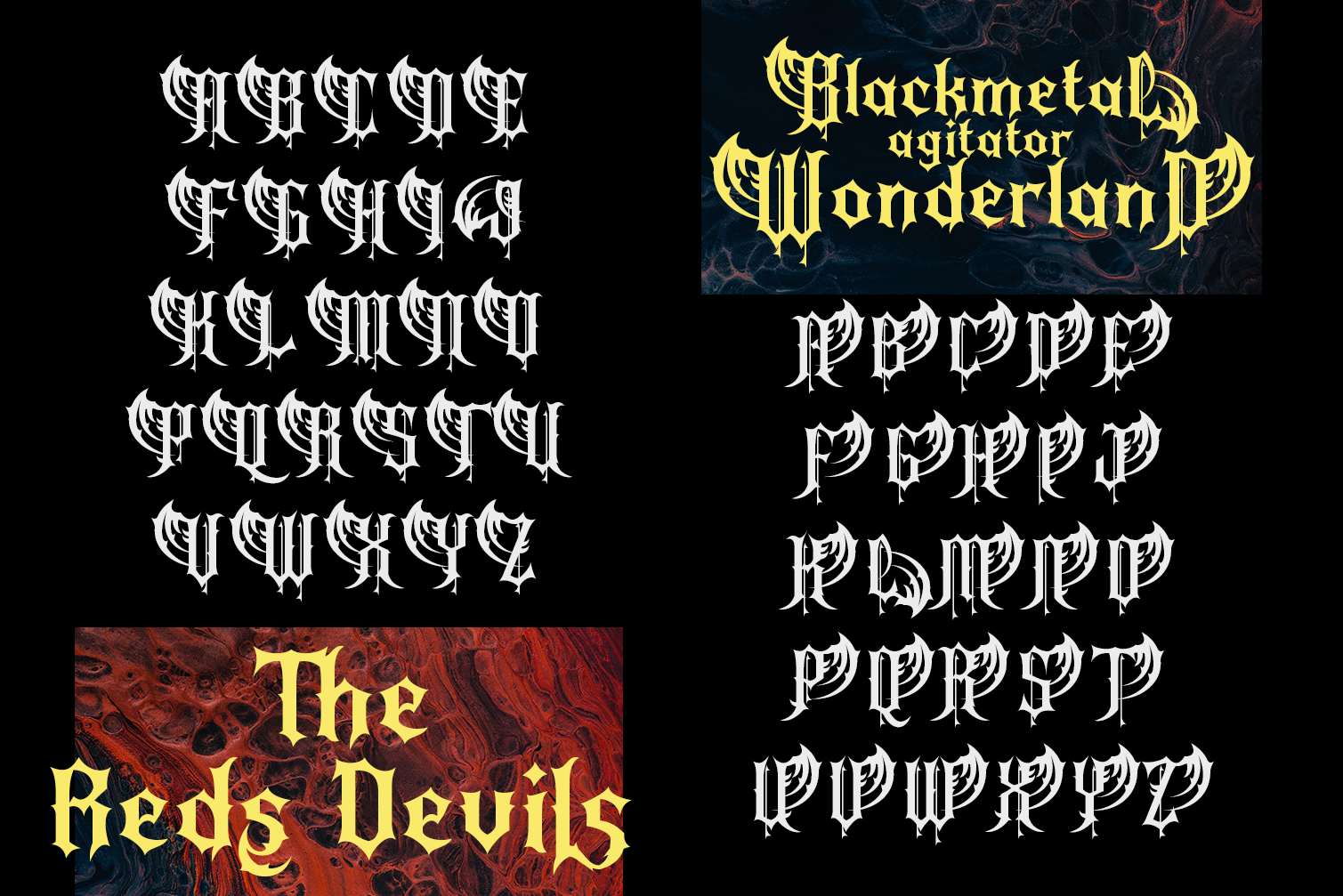 Agitator Blackletter Font - Image 4