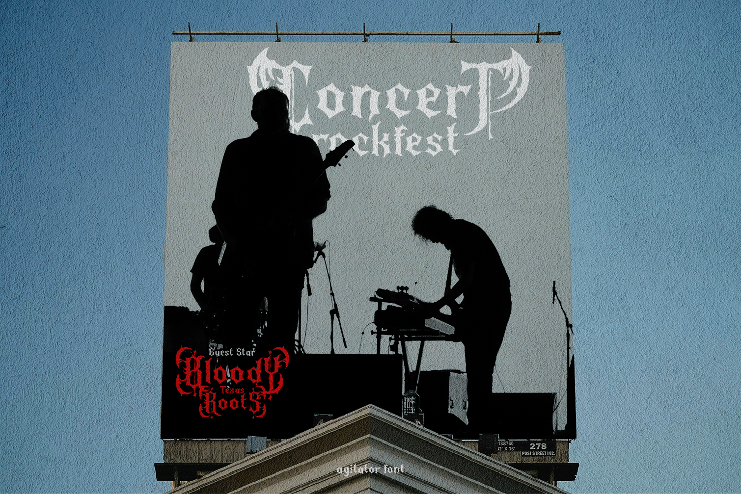 Agitator Blackletter Font - Image 5