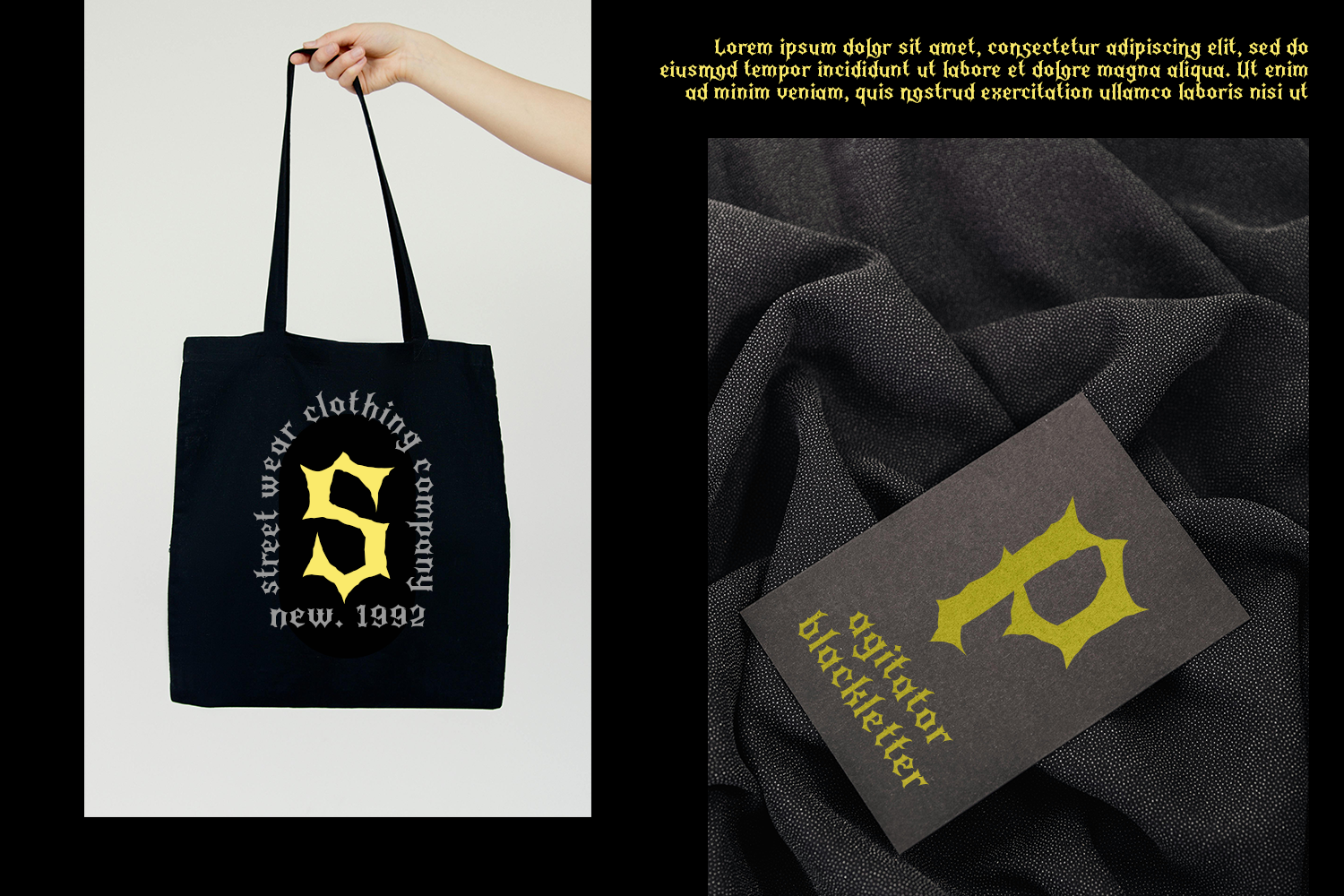 Agitator Blackletter Font - Image 7