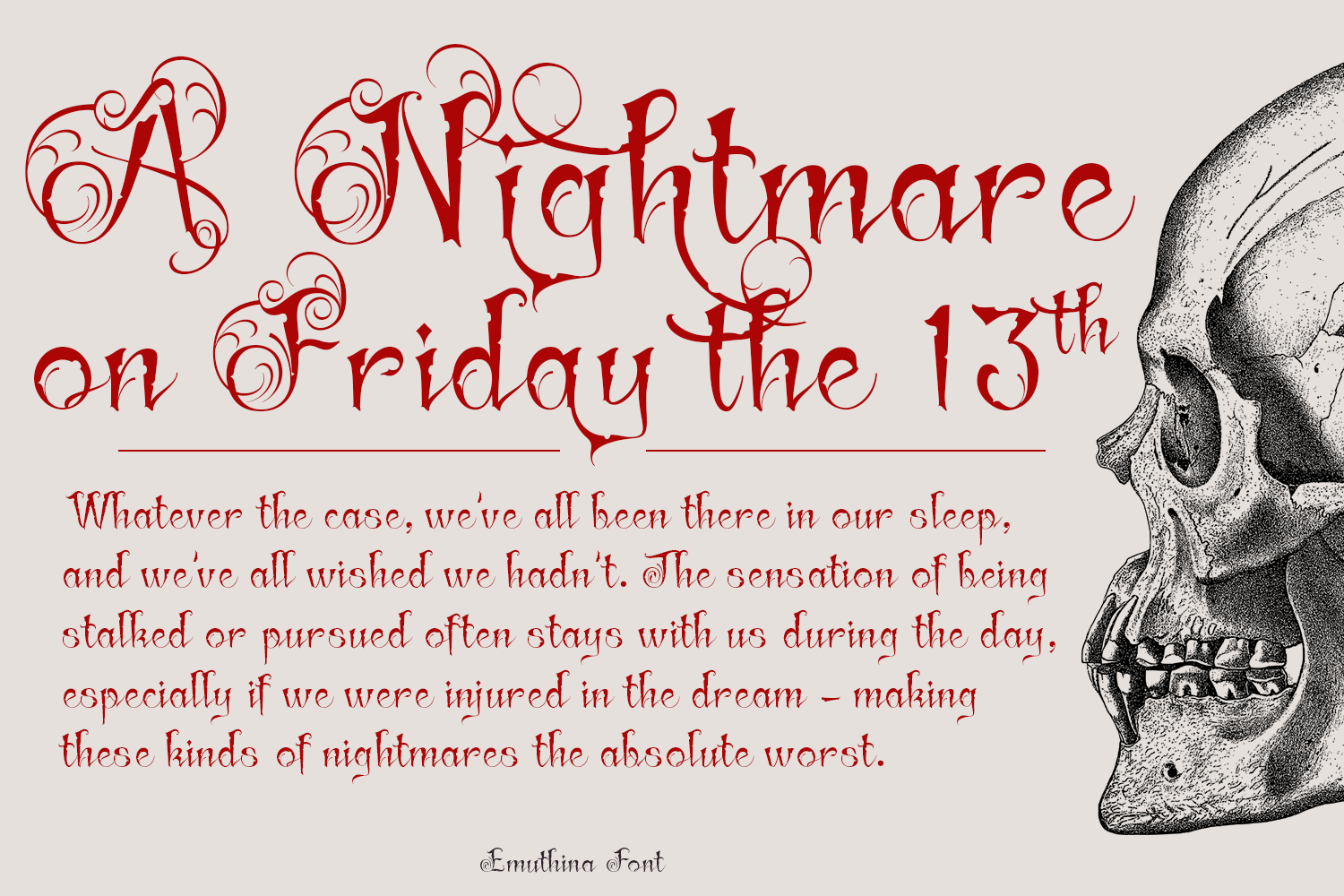 Emuthina Decorative Font - Image 2