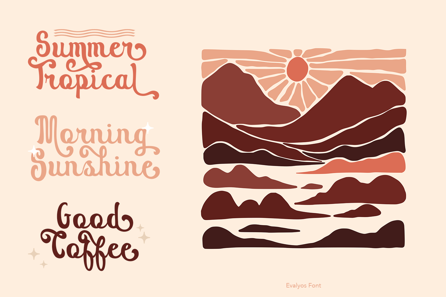 Evalyos Retro Font - Image 2