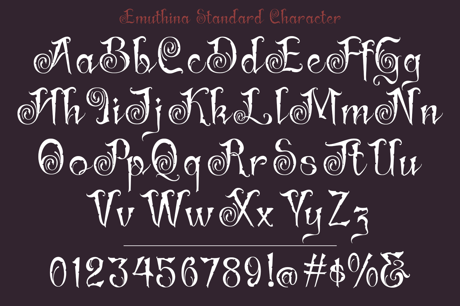 Emuthina Decorative Font - Image 3
