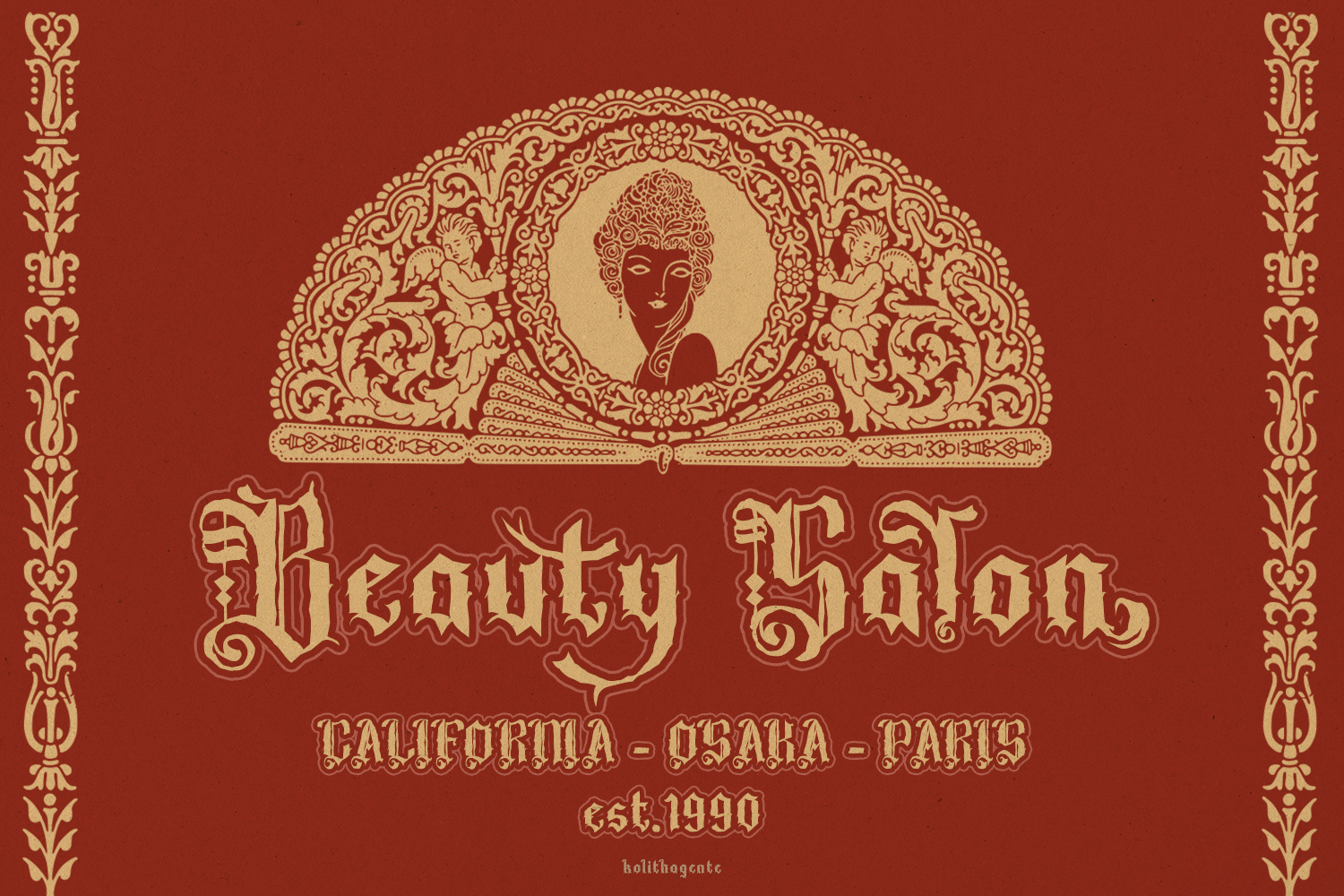 Kolithagente Blackletter Font - Image 4