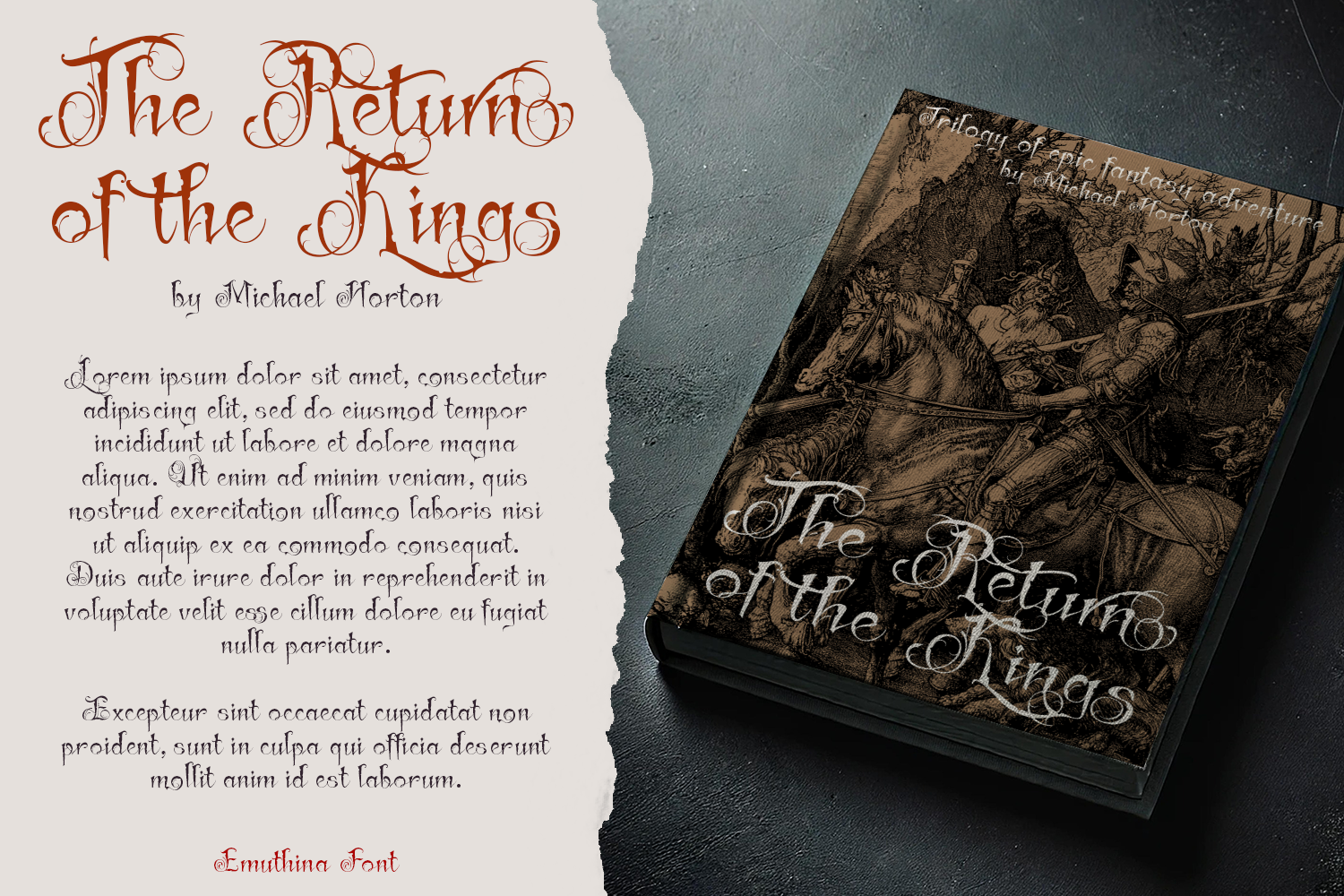 Emuthina Decorative Font - Image 4