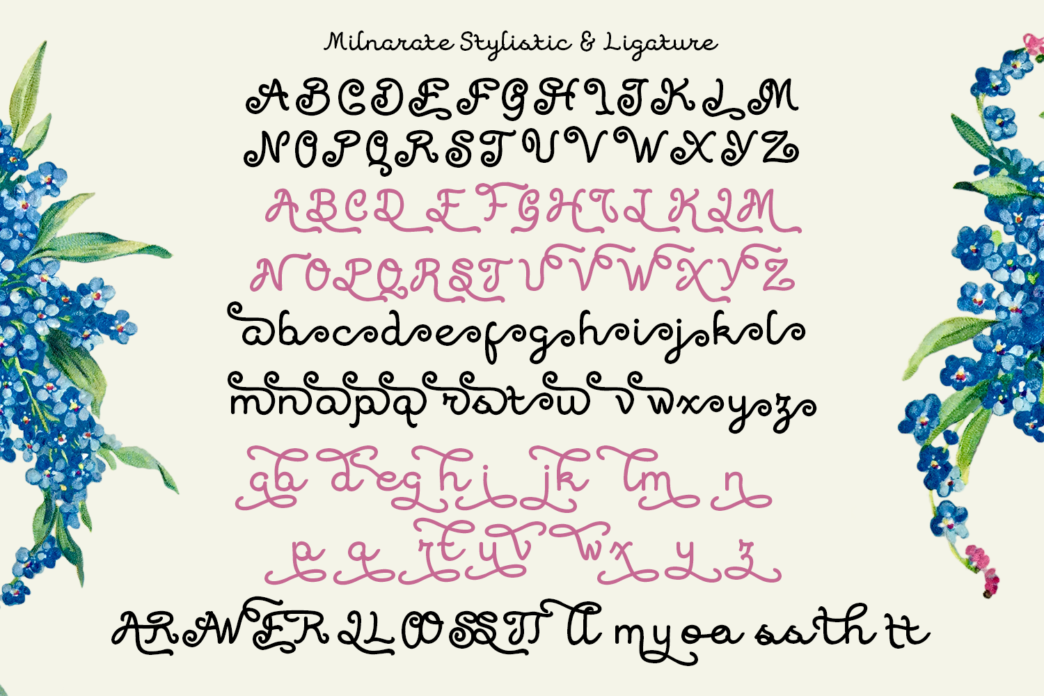 Milnarate Monoline Script - Image 5