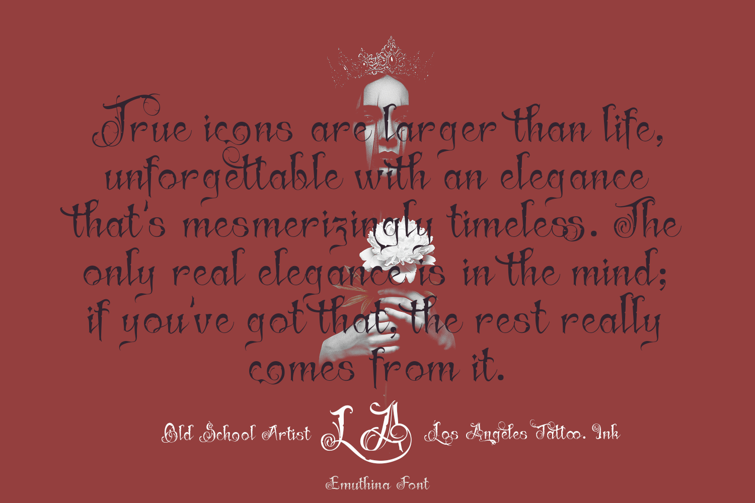 Emuthina Decorative Font - Image 6