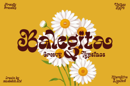 Balegita Groovy Typeface