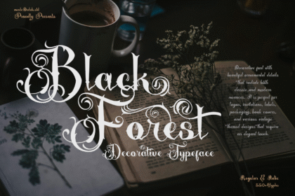Black Forrest - Decorative Typeface