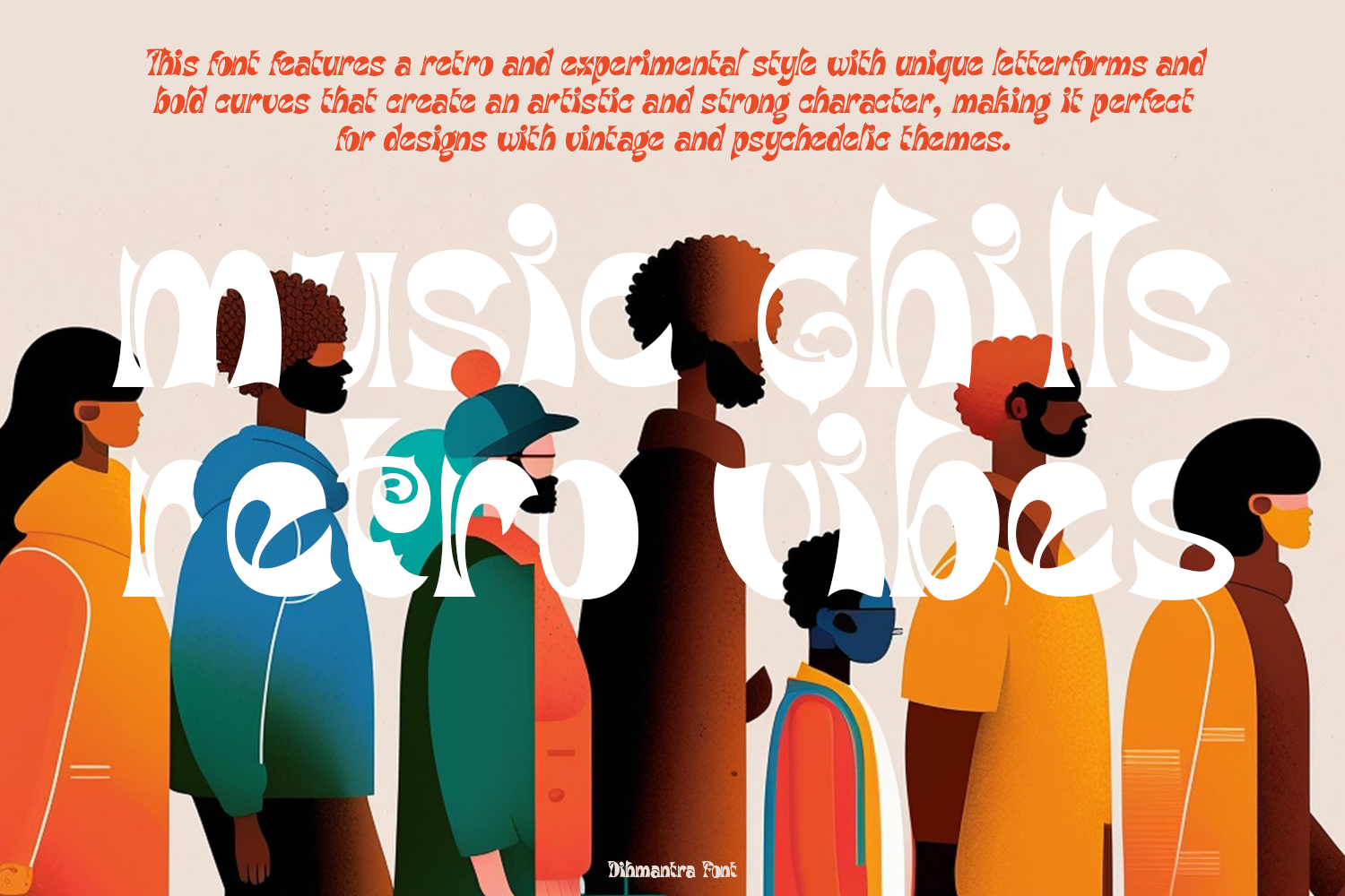 Dihmantra Bold Display Typeface - Image 2