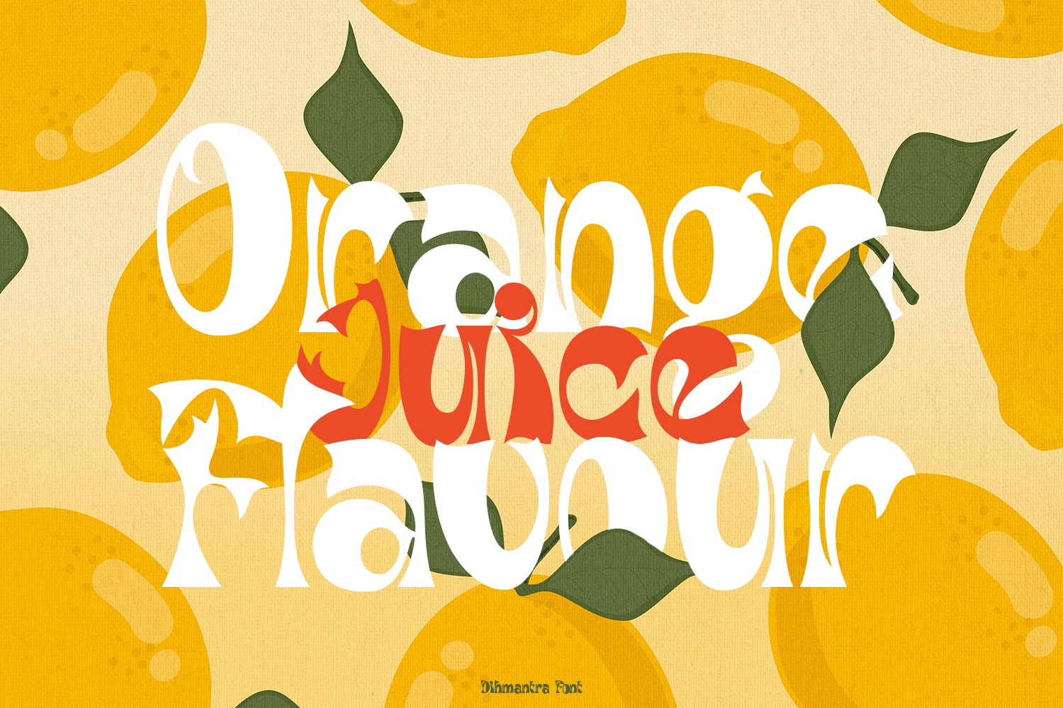 Dihmantra Bold Display Typeface - Image 3