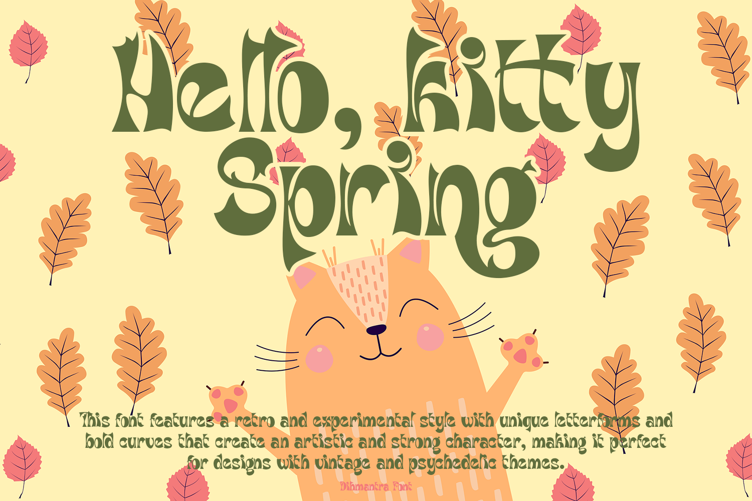 Dihmantra Bold Display Typeface - Image 5