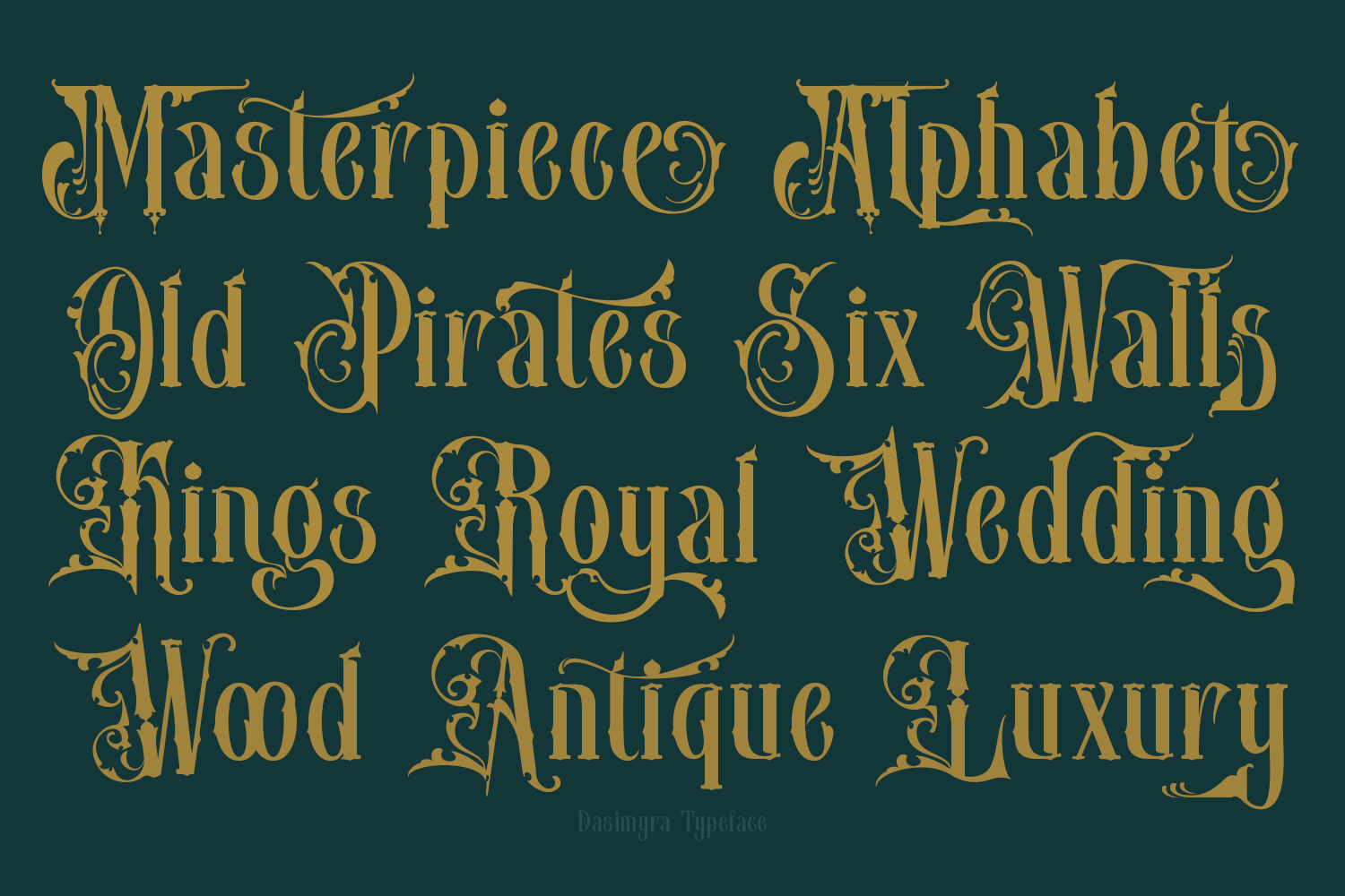 Dasimyra Antique Typeface - Image 5