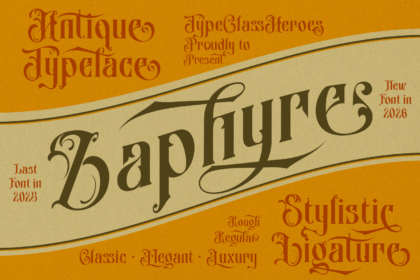 Zaphyre Antique Typeface