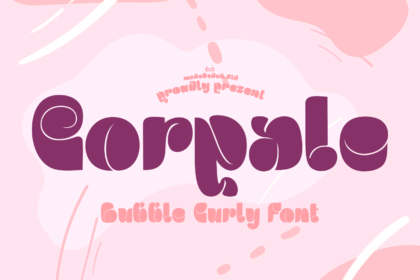 Corpale Bubble Curly Font