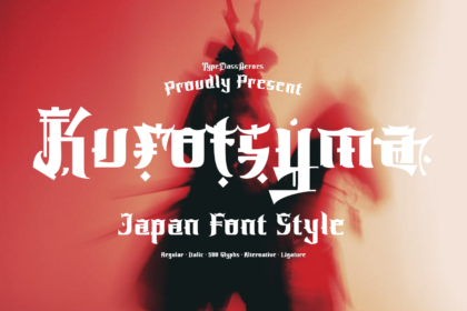 Kurotsyma - Japan Font Style