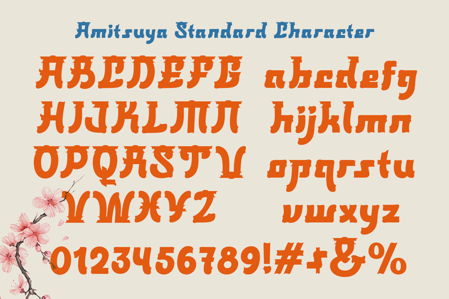 Amitsuya - Oriental Japanese Font - Image 2