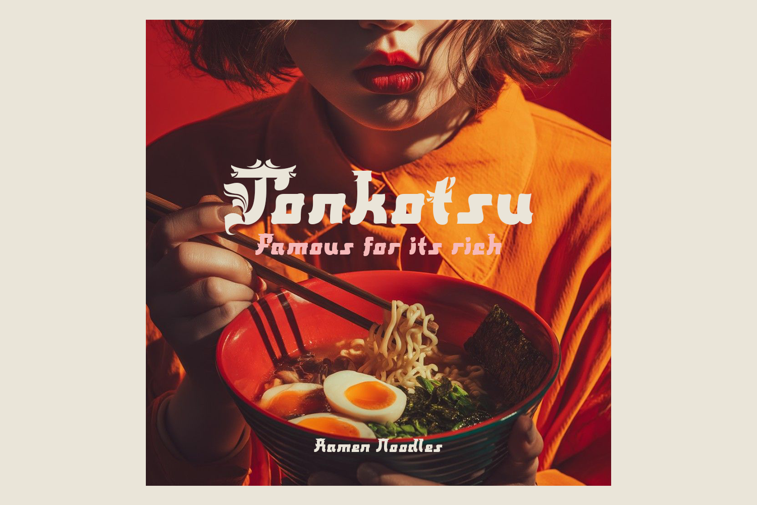 Amitsuya - Oriental Japanese Font - Image 3